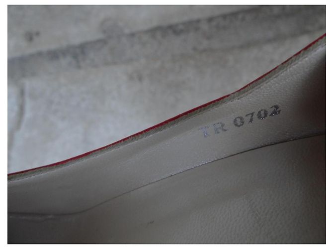 Dior High Heels Leder Rot Orange 37 FR - Ansicht 4