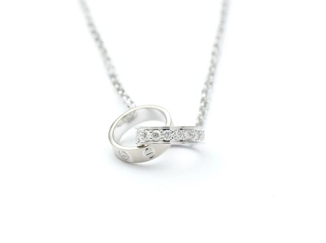 Collana di diamanti Cartier Baby Love - vista 4