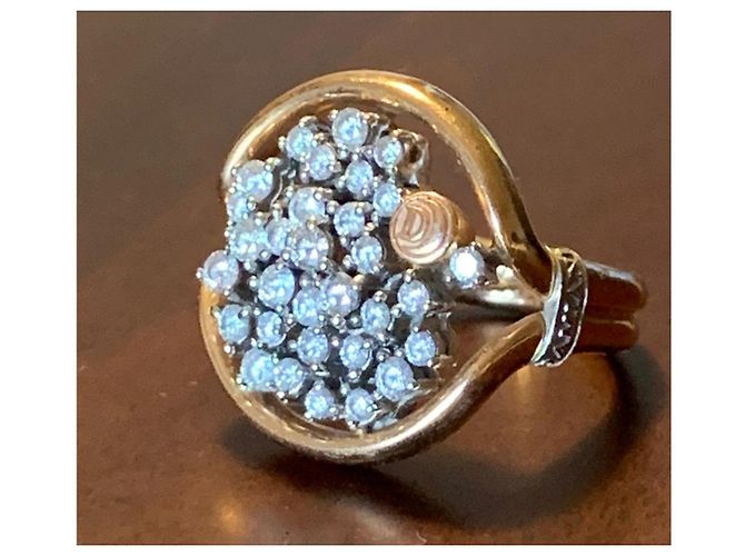 Damiani Goldring mit Diamanten Golden - Ansicht 2