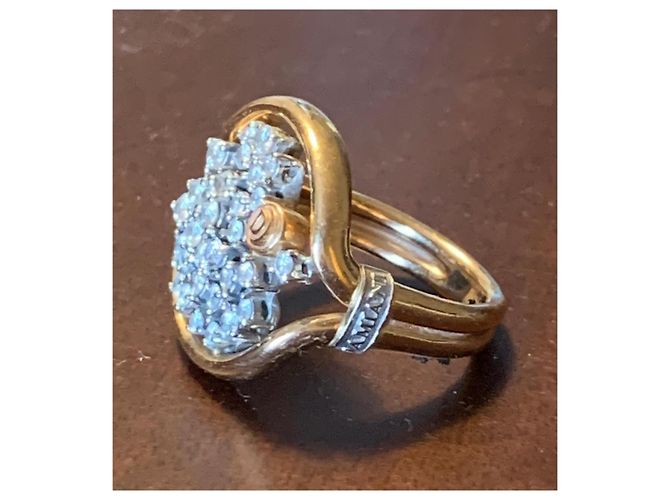 Damiani Goldring mit Diamanten Golden - Ansicht 4