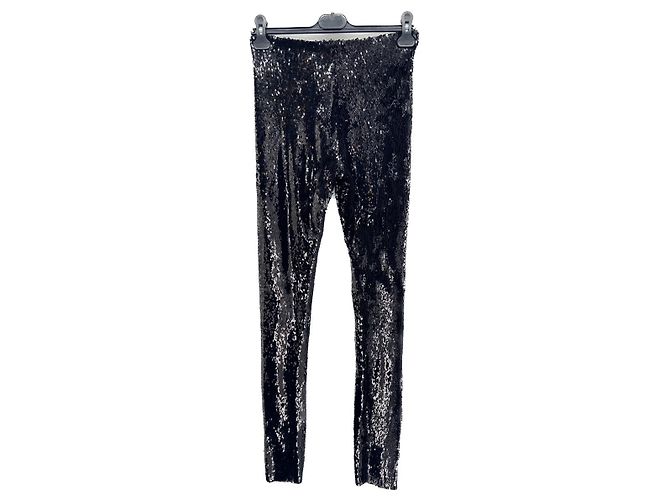 ISABEL MARANT Pantalones T.FR 38 Viscosa Negro - vista 2