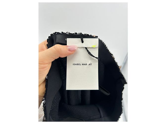 ISABEL MARANT Pantalones T.FR 38 Viscosa Negro - vista 3