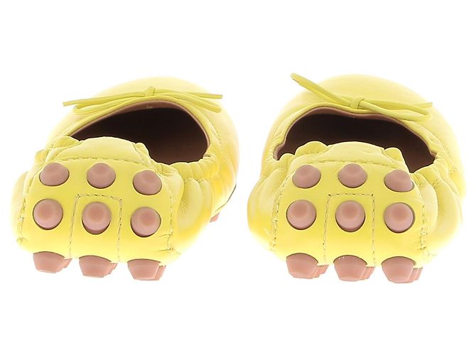 Bailarinas Tod's T.EU 37 Cuero Amarillo - vista 5