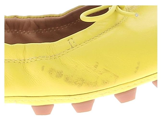 Bailarinas Tod's T.EU 37 Cuero Amarillo - vista 8