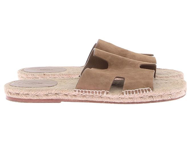 Hermès HERMES Espadrilles T.EU 44 Cuero Castaño - vista 2