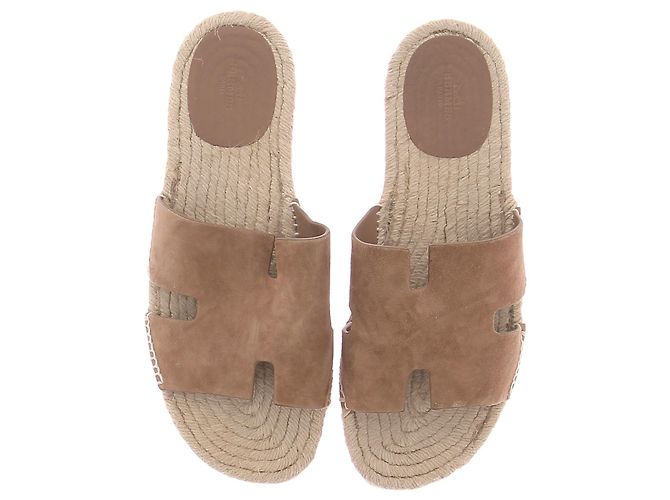 Hermès HERMES Espadrilles T.EU 44 Cuero Castaño - vista 6