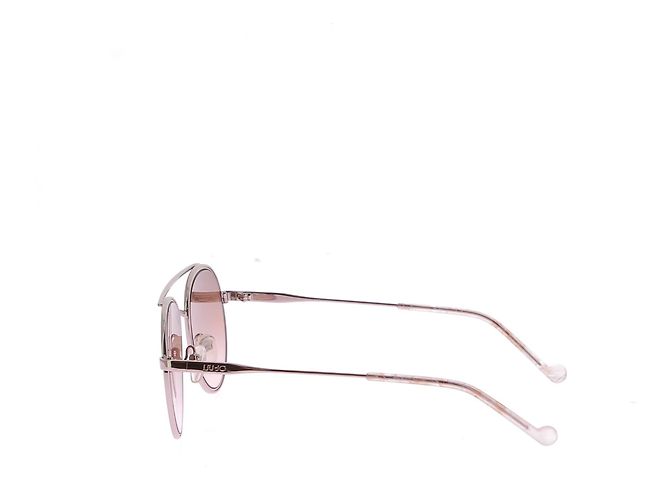 Gafas de sol Liu.Jo T. Metal Rosa - vista 4