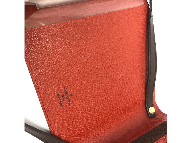 Borsa a spalla in tela Damier Louis Vuitton Marrone - vista 14
