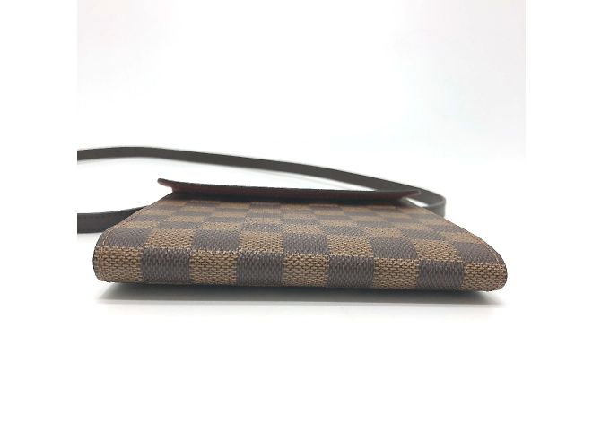 Borsa a spalla in tela Damier Louis Vuitton Marrone - vista 2