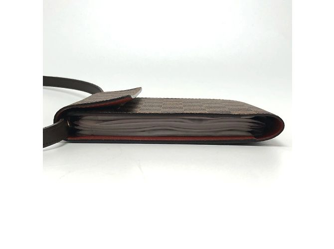 Borsa a spalla in tela Damier Louis Vuitton Marrone - vista 3