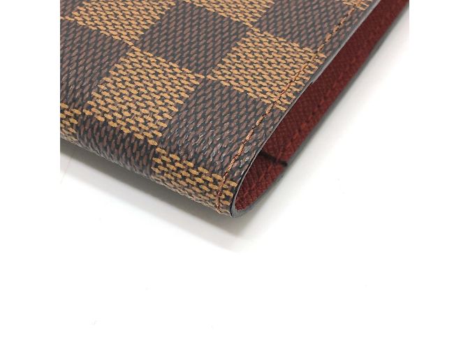 Borsa a spalla in tela Damier Louis Vuitton Marrone - vista 4