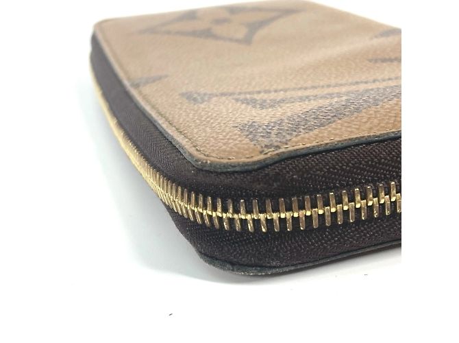 Louis Vuitton Brown Monogram Reverse Long Wallet - view 3