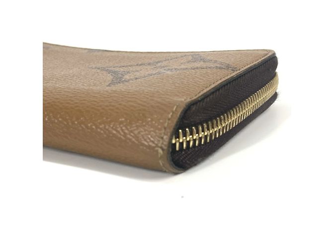 Louis Vuitton Brown Monogram Reverse Long Wallet - view 4