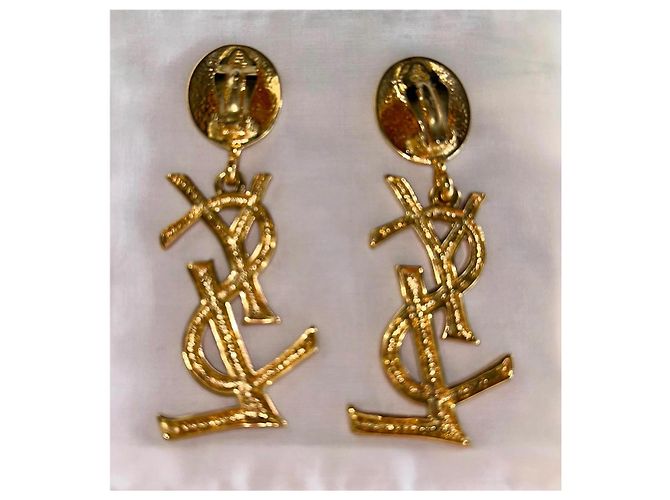 Yves Saint Laurent BO Clips Logo YSL modello raro e iconico - vista 3