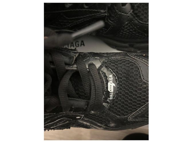 Sneakers Balenciaga in pelle nera Nero - vista 12