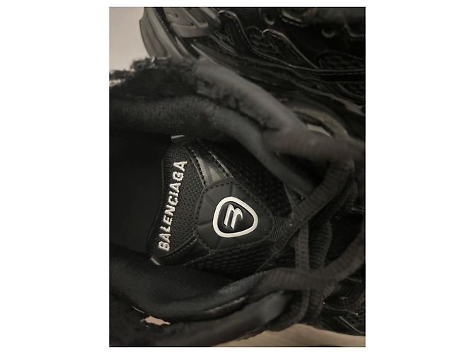Sneakers Balenciaga in pelle nera Nero - vista 13
