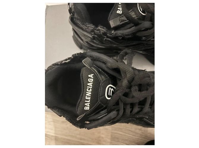 Sneakers Balenciaga in pelle nera Nero - vista 14