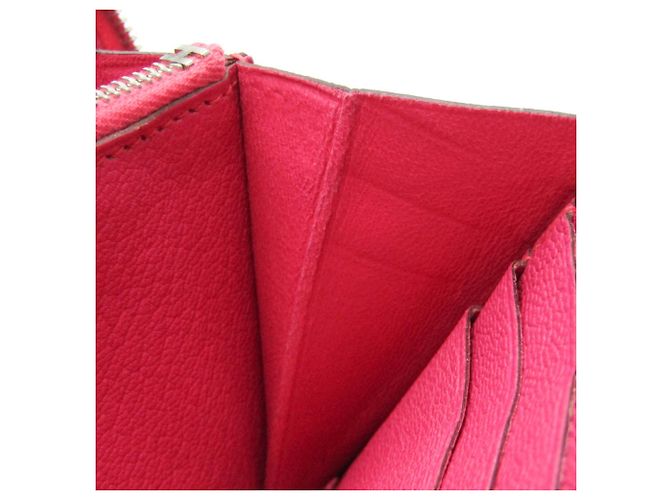 Hermès Cartera Hermes Azap Long de cabra Rosa - vista 10