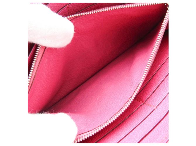 Hermès Cartera Hermes Azap Long de cabra Rosa - vista 9