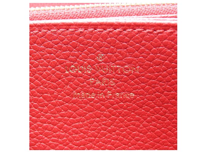 Cartera Zippy Monogram Empreinte Louis Vuitton Roja - vista 10