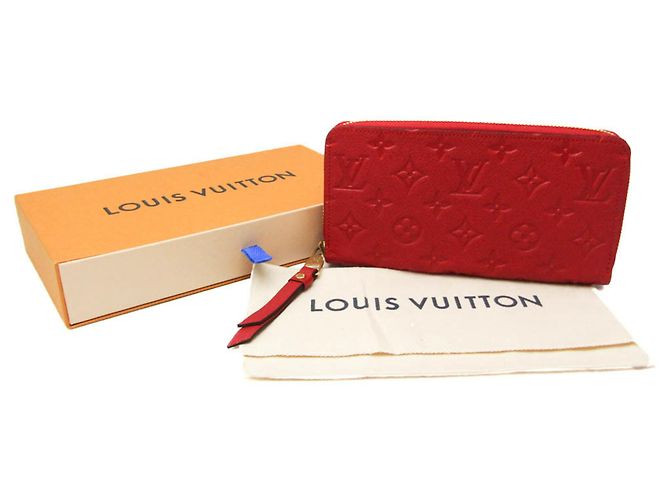Cartera Zippy Monogram Empreinte Louis Vuitton Roja - vista 12