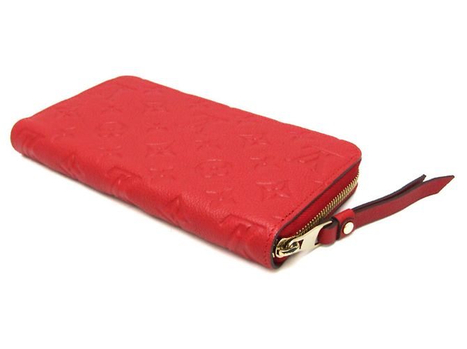 Cartera Zippy Monogram Empreinte Louis Vuitton Roja - vista 2