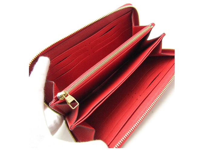 Cartera Zippy Monogram Empreinte Louis Vuitton Roja - vista 3