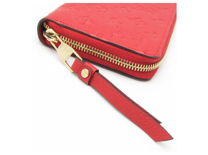 Cartera Zippy Monogram Empreinte Louis Vuitton Roja - vista 6