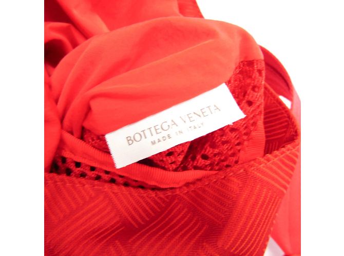 Borsa a spalla in nylon da uomo Bottega Veneta Rosso - vista 13