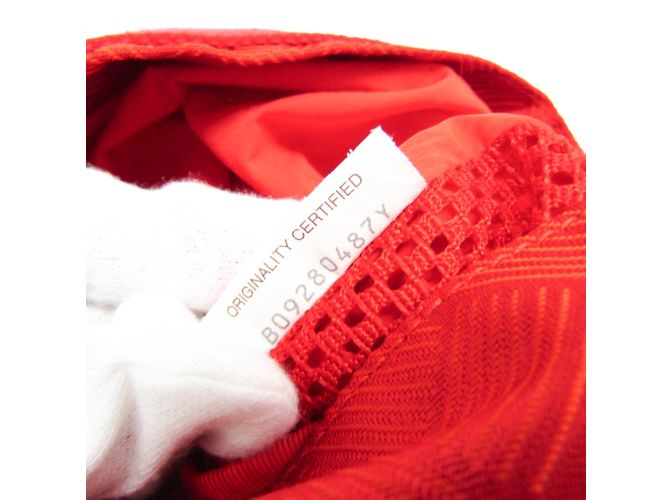 Borsa a spalla in nylon da uomo Bottega Veneta Rosso - vista 14