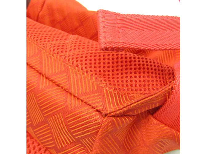 Borsa a spalla in nylon da uomo Bottega Veneta Rosso - vista 4