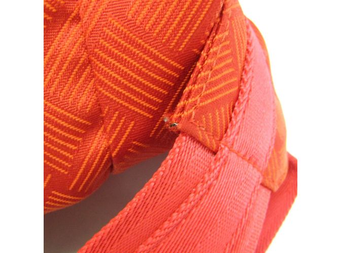 Borsa a spalla in nylon da uomo Bottega Veneta Rosso - vista 5