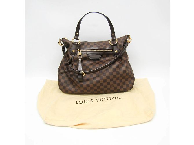 Evora Borsa Louis Vuitton Damier Évora MM Damier ebene - vista 15