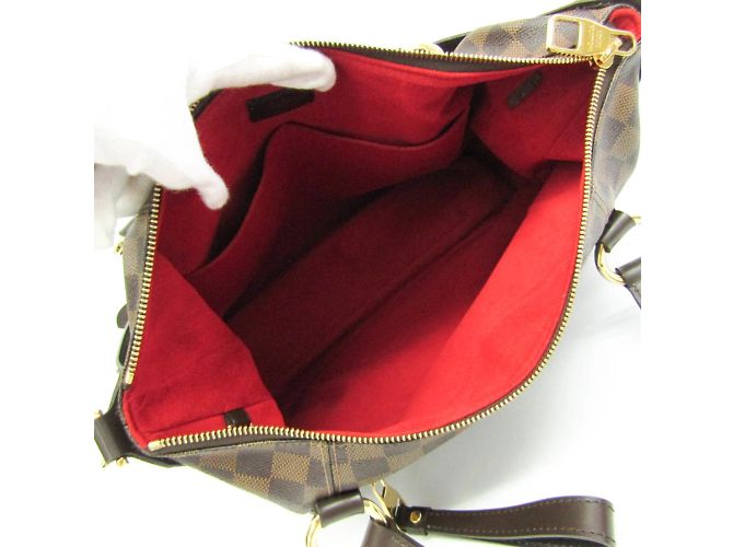 Evora Borsa Louis Vuitton Damier Évora MM Damier ebene - vista 3
