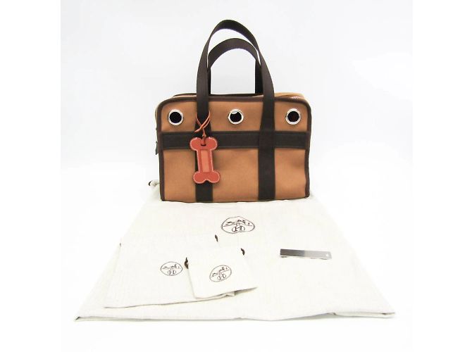 Hermès Borsa per cani Hermes H800639EK01 Marrone Marrone scuro - vista 16