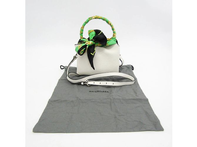 Borsa in pelle da donna Balenciaga in bianco - vista 17