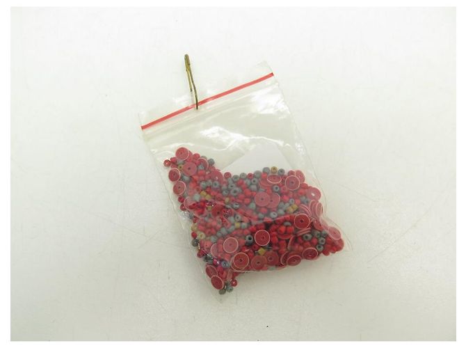 NOVE BORSA A MANO JAMIN PUECH BORSA UCCELLI BORDATURE PAILLETTES ROSSA Multicolore - vista 10