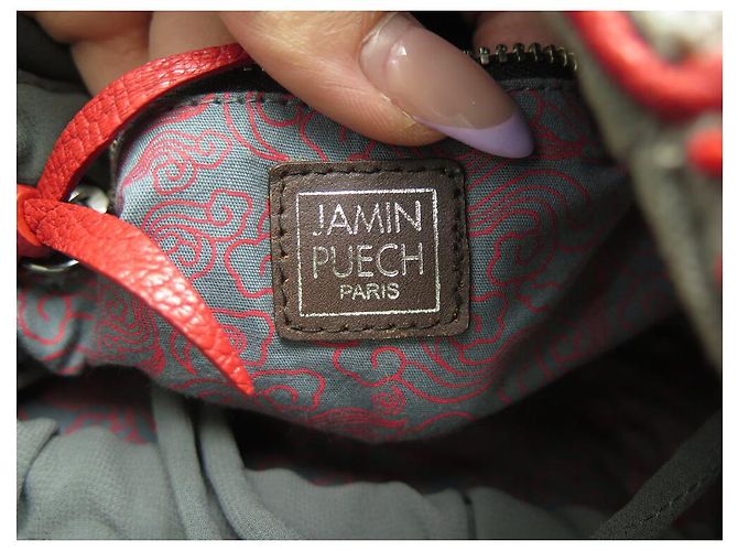 NOVE BORSA A MANO JAMIN PUECH BORSA UCCELLI BORDATURE PAILLETTES ROSSA Multicolore - vista 8