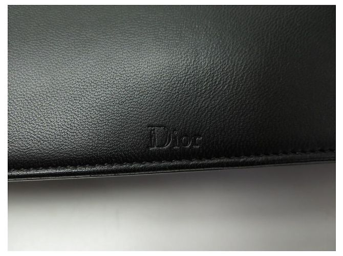 NUOVO BORSO A MANO CHRISTIAN DIOR DIORAMA GRANDE A TRACOLLA IN PELLE NERA - vista 12