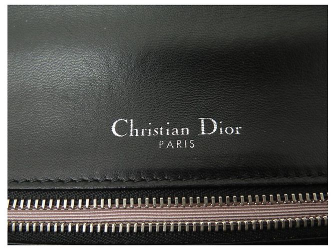 NUOVO BORSO A MANO CHRISTIAN DIOR DIORAMA GRANDE A TRACOLLA IN PELLE NERA - vista 14
