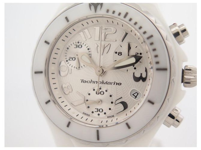 TECHNOMARINE WHITE CERAMIC WATCH TC07060662 39MM QUARTZ CERAMIC WATCH - view 3