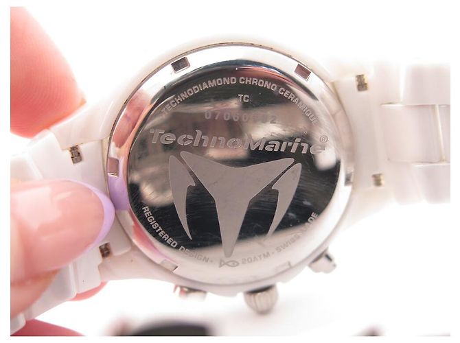 TECHNOMARINE WHITE CERAMIC WATCH TC07060662 39MM QUARTZ CERAMIC WATCH - view 7