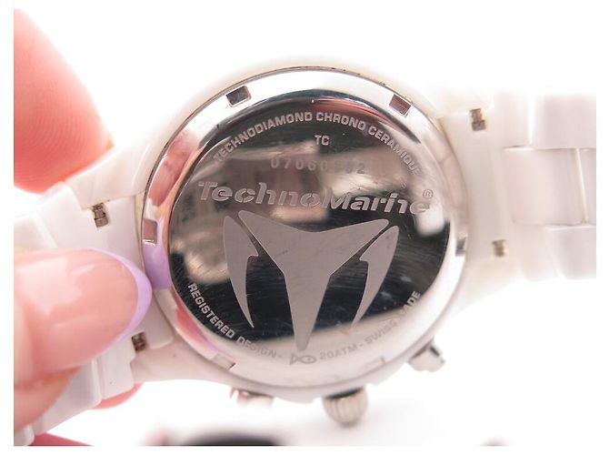 TECHNOMARINE WHITE CERAMIC WATCH TC07060662 39MM QUARTZ CERAMIC WATCH - view 8