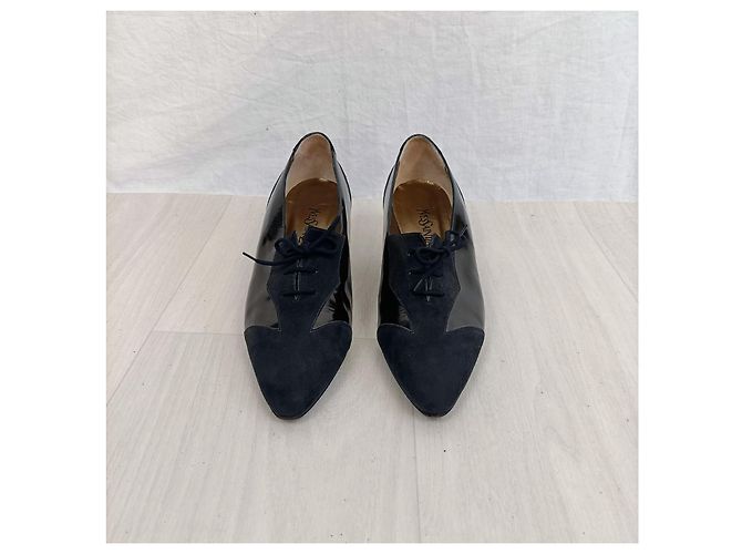 Scarpe stringate vintage Yves Saint Laurent Nero - vista 2