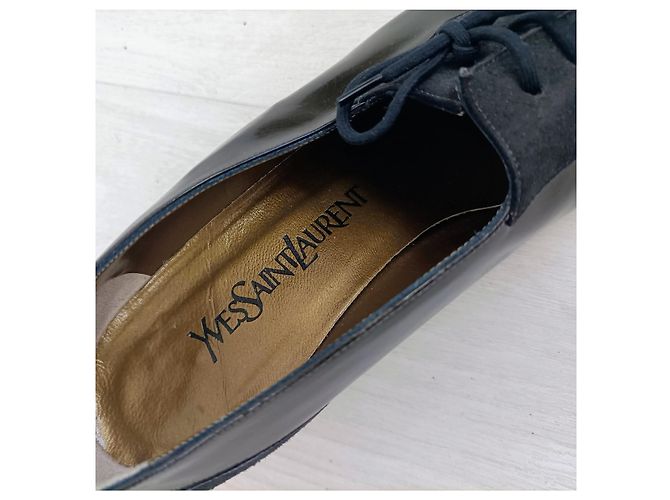 Scarpe stringate vintage Yves Saint Laurent Nero - vista 3