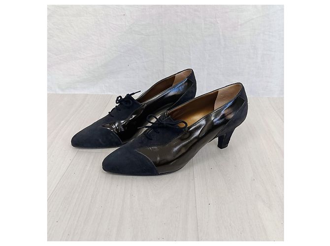 Scarpe stringate vintage Yves Saint Laurent Nero - vista 5