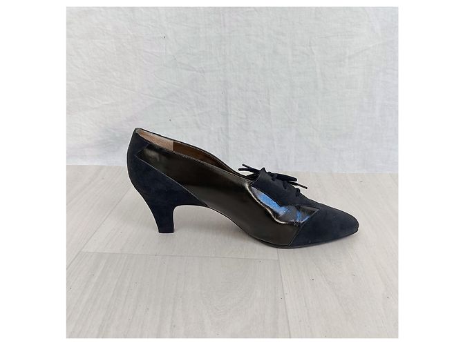 Scarpe stringate vintage Yves Saint Laurent Nero - vista 7