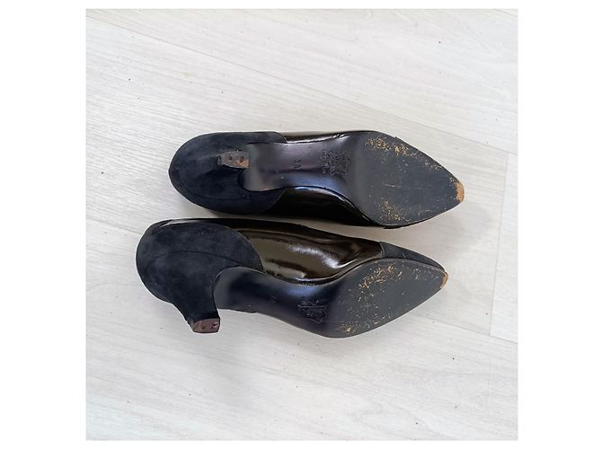 Scarpe stringate vintage Yves Saint Laurent Nero - vista 8