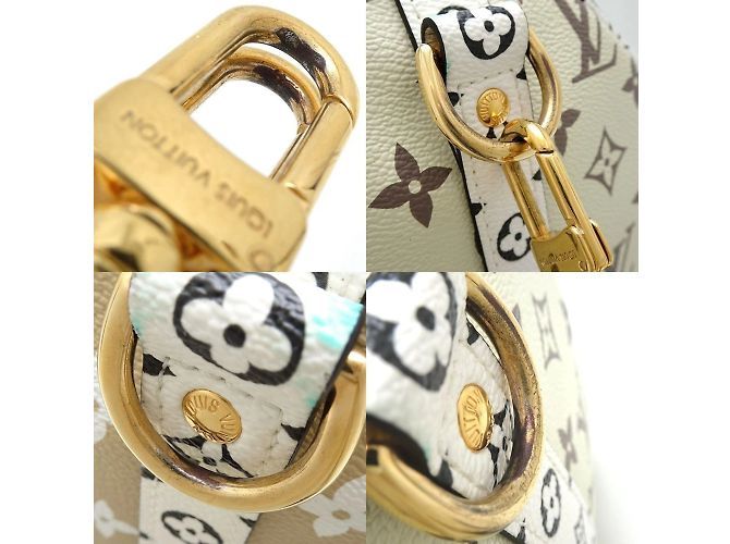 Sac à main Louis Vuitton Monogram Giant Speedy Bandoulière 30 Bleu Vert Monogramme - vue 7