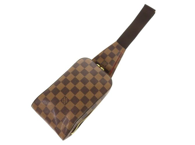 Borsa a tracolla Geronimos Damier Ebene di Louis Vuitton - vista 4